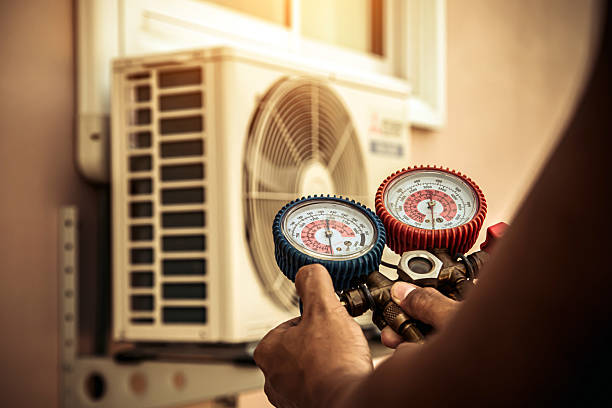 Professional Heat Pump Repair technician working in Cambria, CA